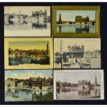 India - Sikh - Amritsar Punjab Vintage Postcard Collection 1900s vintage postcards Sikh related with