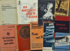 Selection of German Publications - Such as 'Russland und wir' booklet, 'Ich gehe zur See', '