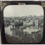 India & Punjab - Golden Temple Glass Negative - glass slide negative of the Sikh Temple at Amritsar.