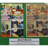 Batman Original Han Painted Artwork - by Adrienne Roy, signed by the artist, published in DC