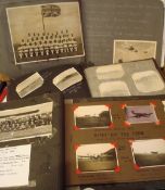 Royal Navy Photo Albums - former property of AM Peter Frank Butler RNAS includes 3x Albums