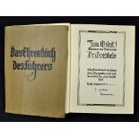 Rare 1934 The Honorary Book of the Führer 'Das Ehrenbuch des Führers' a large book in honour Adolf