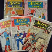 American Comics - Superman DC Publication Action Comics to include No.296, 297, 298, 299 and 300 (