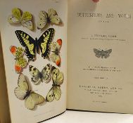 Butterflies and Moths 1897 by W. Furneaux, London: Longmans, Green and Co. bound in red cloth and