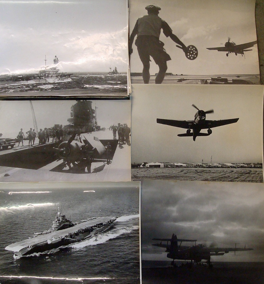 Selection of Royal Navy / Fleet Air Arm official black and white photographs 15 x 12 inches - Image 3 of 3