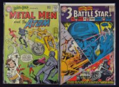 American Comics - Superman DC Publications Brave and Bold 3 Battlestars No.52 and Metal Men and