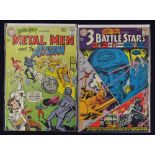 American Comics - Superman DC Publications Brave and Bold 3 Battlestars No.52 and Metal Men and