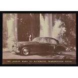 1952-54 The Jaguar Mark VII Automatic Transmission Model Brochure - Jaguars first Automatic Car. A