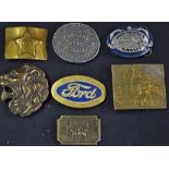 Various Belt Buckles includes Jack Daniels, Rancheros, another with 'Salem Mass Witch' marked to the