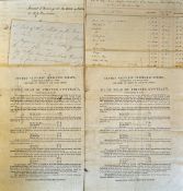 Lower Walton - Cheshire - 1801/33 - Fishing Rights on the Mersey a group of 10 printed & mss.