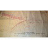 GWR Cannock Road Wolverhampton Proposed New Carriage Shed Original Plans - overlay to plan No.w761