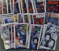 American Comics - Collection of DC The Preacher from 1995 and Topps Comics The X Files from 1996