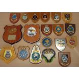 Selection of 17x Royal Navy Ship Crests to include HMS Apollo, Brilliant, Cardiff plus others,