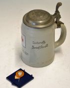 1940 'kreigsweihnacht or Christmas German Red Cross beer stein - named to an Unteroffizer Josef