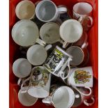 Collection of Royal Mugs and Cups to consist of various occasions Royal Weddings, Coronations, Royal
