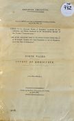 County of Merioneth - Endowed Charities 1876 - Government Report - 13pp. folio