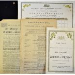 Railway - Collection From Queen Victoria's Royal Tour Of Ireland. Royal Train From Windsor To