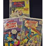 American Comics - Superman DC Publication Action Comics to include No.206, 210 and 219 (3) condition