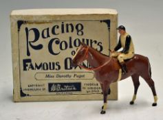 C.1940s Britains Lead Racing Colours of Famous Owners The Duke of Portland, white with black