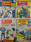 American Comics - Superman DC Publication Action Comics to include No.244, 245, 248 and 250 (4)