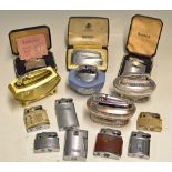 Selection of Ronson Lighters includes varying models, many loose, some with original boxes, most