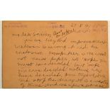 India - Mahatma Gandhi - Collection of Hand Written Letters - a great collection of 1940s letters