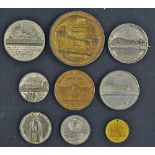 International Exhibition Selection of Medallions - to include Exhibition for Arts, Manufacture &