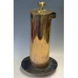 Maritime Brass Rivet Tin - stands at 55cm approx. with one handle and lid