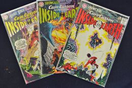 American Comics - Superman DC Publications Showcase - Cave Carson Inside Earth No. 39, 41 and 52 (