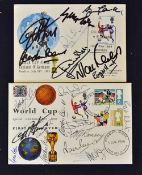 1966 World Cup Signed First Day covers includes the one includes players such as Hurst, Cohen,