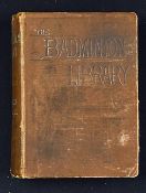 1881 The Badminton Library Book of Sports & Pastimes with chapters on Football and Athletics, 410pp,