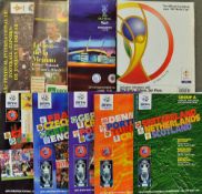 Selection of Football Programmes to include Euro 96 Group A, Group D, ¼ final groups C, D, Semi-