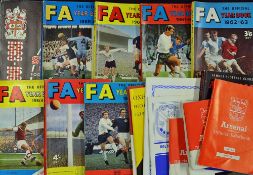 Assorted Football Handbooks includes Arsenal 65/6, 66/7, 74/5, Swindon Town 62/3, Oxford United 62/