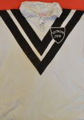 Rare 1977 Southern Zone (NZ) (v France) rugby league shirt - black and white "V" no.15 with date,