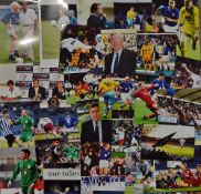Collection of football photographs to include action, team and individual player issues, with good