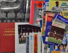 Mixed Tottenham Hotspur Football Programmes 1960s onwards includes 1959 v Leyton Orient, 1968 v