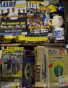 Collection of Leeds United Football Memorabilia to include the Official Magazine from volume 1