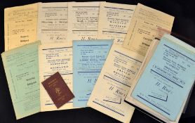 Bridgend Bumper Bundle of Rugby Programmes incl Cup, Tourists, Sevens, Fixture Card from 1946-