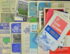 Assorted 1950s/60s Football Programmes with a variety of teams, Manchester City, Tottenham