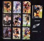 1995 New Zealand All Blacks Rugby Trade Card Set: issued by Dynamic Marketing Sydney Australia -