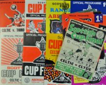 Scottish Cup Final Football Programmes 1960s onwards includes 1955 Celtic v Clyde, 1960 Kilmarnock v