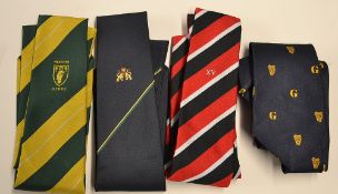 Collection of interesting rugby ties (4): to include Merthyr (Juniors) RFC, Guinness, Te Awamitu