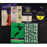 South Africa Springbok rugby match programmes in Scotland from the 1960's onwards (6): to incl v