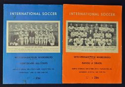 1963 Tour match programme Bangu (Brazil) v Wolverhampton Wanderers dated 15 June 1963 20 pages;