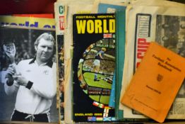 Football World Cup 1966 and 1970 Ephemera includes a variety of items such as World Cup 1966 Book,