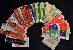 Wales Autumn and Other related International Rugby Tickets from 1996- 2010: Comprehensive though not