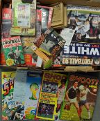 Assorted Football Ephemera - a box of mixed football ephemera includes cards, sticker albums,
