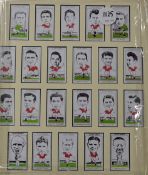 Collection of football items, all framed, to include Manchester United Legends, Manchester United
