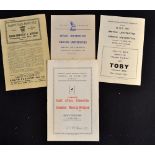 Interesting collection of Universities Rugby Programme from 1947 onwards: all played in Wales