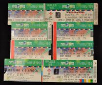 1999 Rugby World Cup rugby tickets: all from the pool games to incl games played at Cardiff Wales